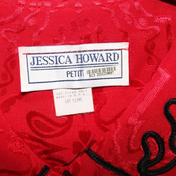 Vintage Jessica Howard Red Petite Short Jacket - Picture 13 of 16